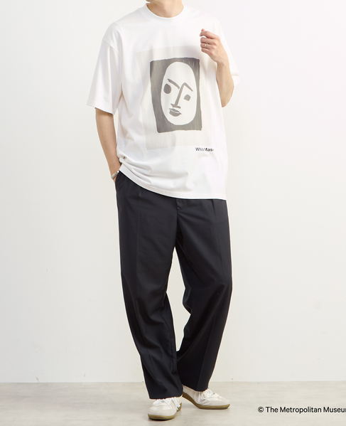 《コラボレーション》The Met × MEN'S MELROSE / コンテンポラリーアート プリントTシャツ 詳細画像 ホワイトＡ 8