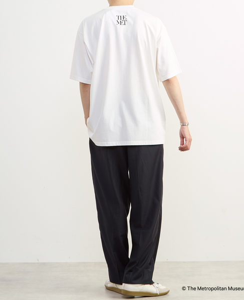 《コラボレーション》The Met × MEN'S MELROSE / コンテンポラリーアート プリントTシャツ 詳細画像 ホワイトＡ 9