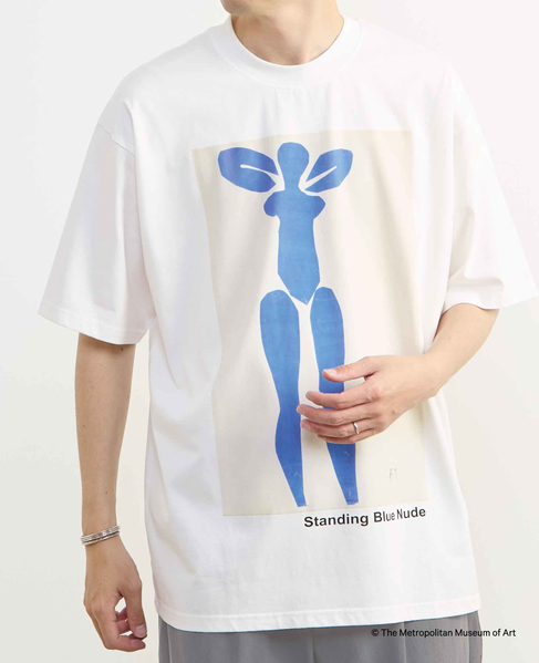 《コラボレーション》The Met × MEN'S MELROSE / コンテンポラリーアート プリントTシャツ 詳細画像 ホワイトＢ 4
