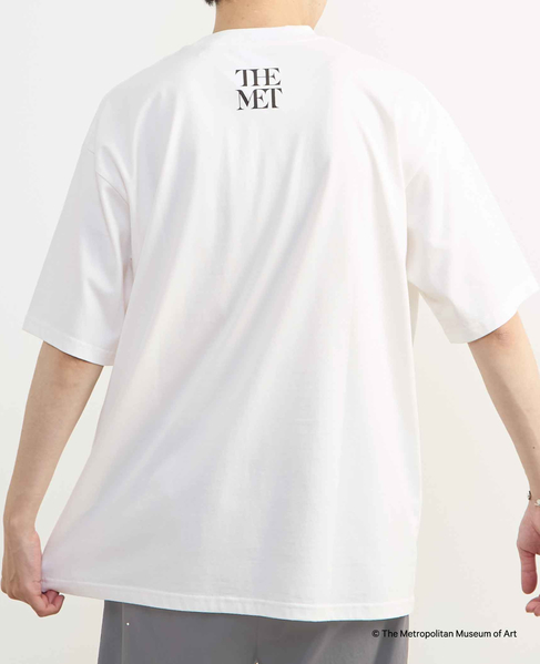 《コラボレーション》The Met × MEN'S MELROSE / コンテンポラリーアート プリントTシャツ 詳細画像 ホワイトＢ 7