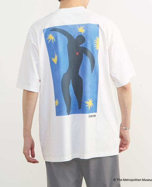 《コラボレーション》The Met × MEN'S MELROSE / コンテンポラリーアート プリントTシャツ 詳細画像 ホワイトＣ 1