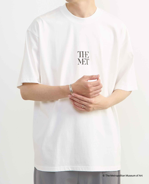 《コラボレーション》The Met × MEN'S MELROSE / コンテンポラリーアート プリントTシャツ 詳細画像 ホワイトＣ 5