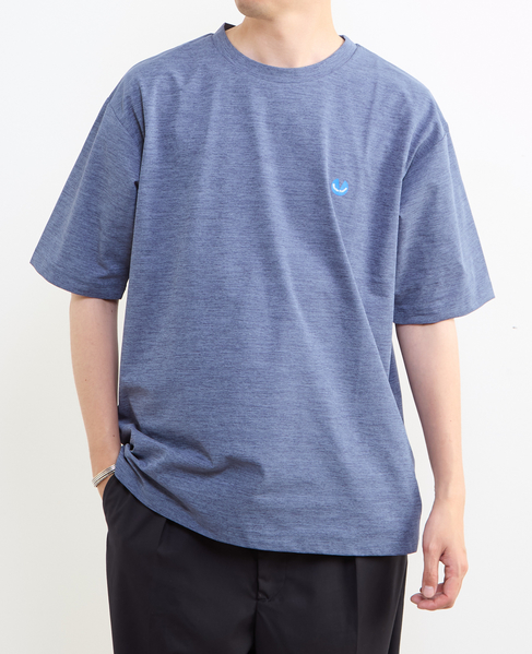 【MASTER FRAME/マスターフレーム】テックジャージワンポイントロゴTシャツ 詳細画像 ブルー 2