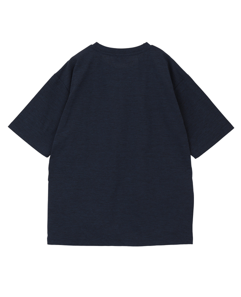 【MASTER FRAME/マスターフレーム】テックジャージワンポイントロゴTシャツ 詳細画像 ブラック 3