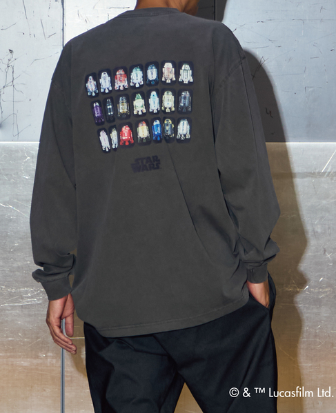 MASTER FRAME / STARWARS / アストロメックロイドTシャツ 詳細画像 チャコールグレー 1