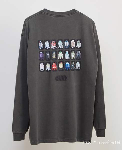 MASTER FRAME / STARWARS / アストロメックロイドTシャツ 詳細画像 チャコールグレー 11