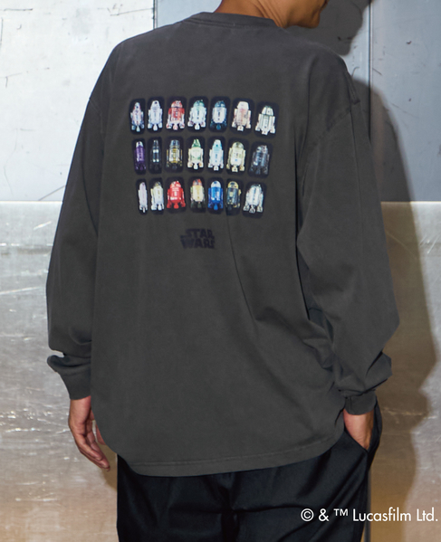 MASTER FRAME / STARWARS / アストロメックロイドTシャツ 詳細画像 チャコールグレー 15