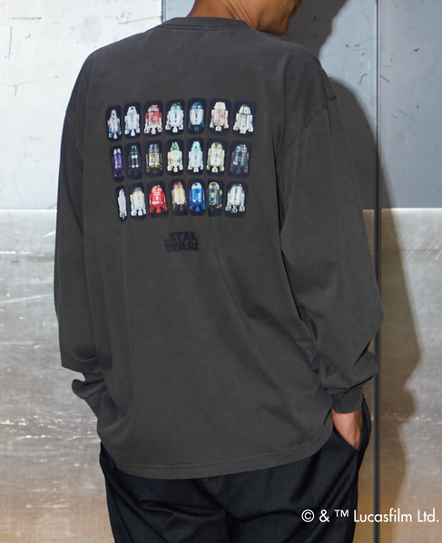 MASTER FRAME / STARWARS / アストロメックロイドTシャツ 詳細画像 チャコールグレー 16