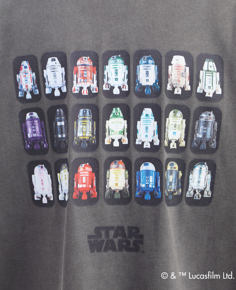 MASTER FRAME / STARWARS / アストロメックロイドTシャツ 詳細画像 チャコールグレー 9