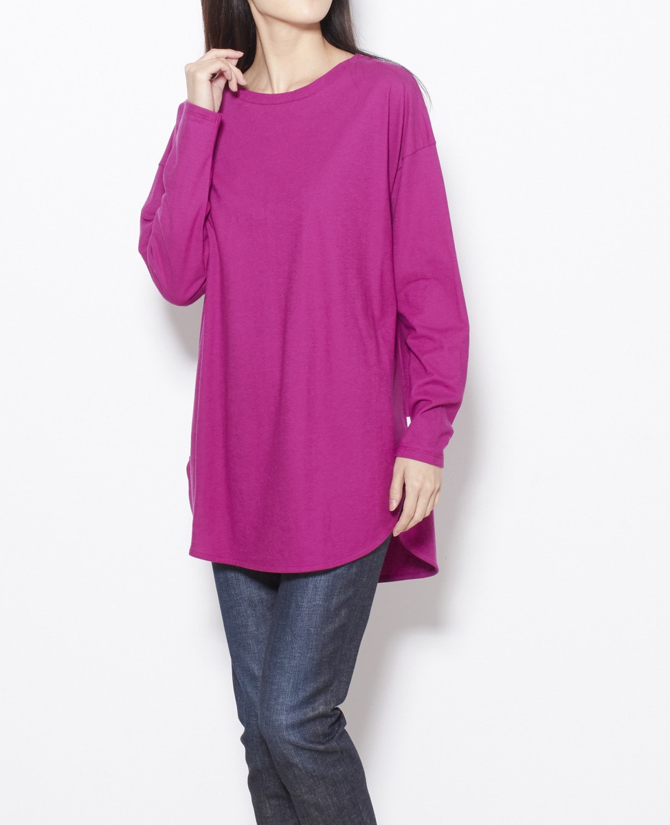 ラウンドヘムロングtシャツ 商品詳細 メルローズ公式通販 Melrose Store メルローズストア