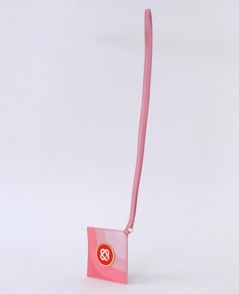 【Casablanca（カサブランカ）】LEATHER CARD HOLDER   AS22-BAG-007 詳細画像 ピンク 2