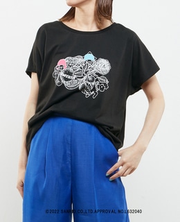 【Little Twin Stars×soffitto】キキ＆ララ/ユニコーングラフィックTシャツ
