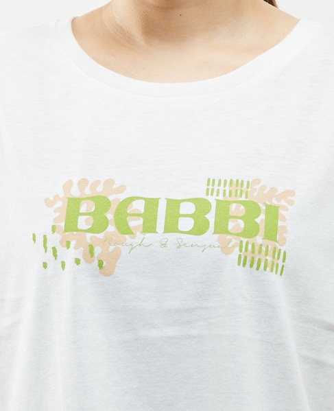 【Soffitto別注】"BABBI"ロゴ T-SHIRTS 詳細画像 オフホワイト 10