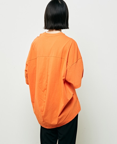 ビックシルエットTシャツ 詳細画像 オレンジ 4