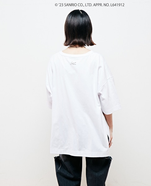 【マイスウィートピアノ＆マイメロディ×soffitto】BIGTシャツ 詳細画像 ホワイト 4
