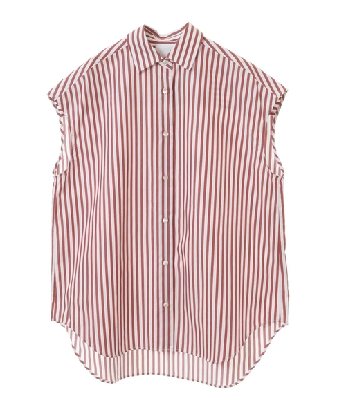 【THE FLATS】STRIPE N/S SHIRTS 詳細画像 レッド 1