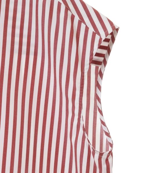 【THE FLATS】STRIPE N/S SHIRTS 詳細画像 レッド 6