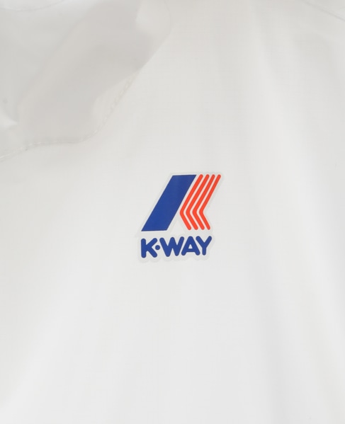 【K-WAY(ケーウェイ)】 レインウェア ナイロンジャケット 詳細画像 ホワイト 7