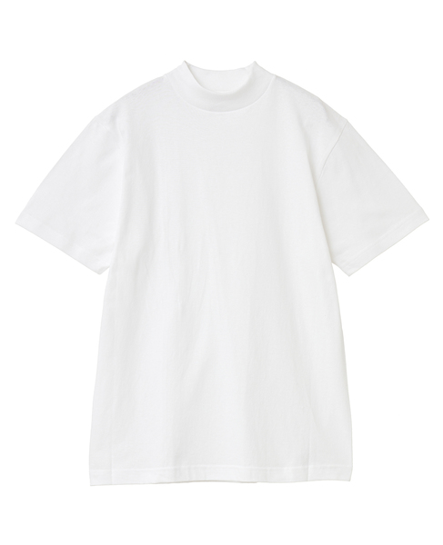 【Hanes/ヘインズ】モックネックTシャツ 詳細画像 ホワイト 1