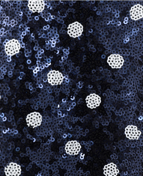 【BAUM UND PFERDGARTEN/バウムウンドヘルガーテン】JIZA スパンコール ブラウス 詳細画像 ネイビー 9