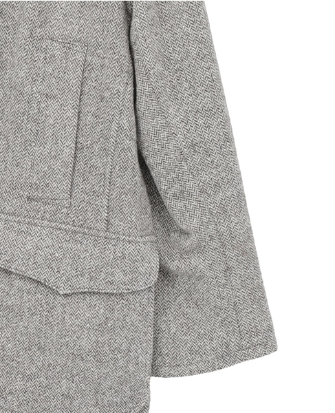 【迷迭香/マンネンロウ】ヘリンボーンテーラードジャケット 詳細画像 ベージュ 4