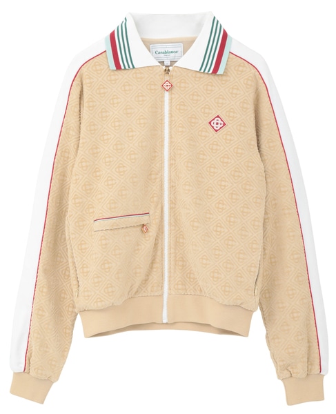 【Casablanca/カサブランカ】MF23-JTP-179-01  ジップアップブルゾン 詳細画像 ベージュ 1