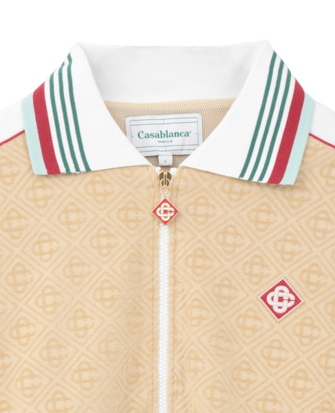 【Casablanca/カサブランカ】MF23-JTP-179-01  ジップアップブルゾン 詳細画像 ベージュ 3