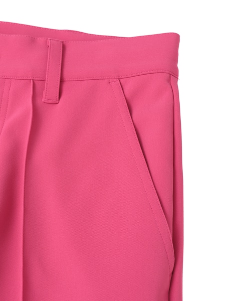 【NOMA t.d./ノーマティーディー】センタープレステーパードパンツ 詳細画像 ピンク 5