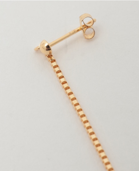 【Rudbeckia/ルドベキア】Chain long pierce (片耳) 詳細画像 ゴールド 2