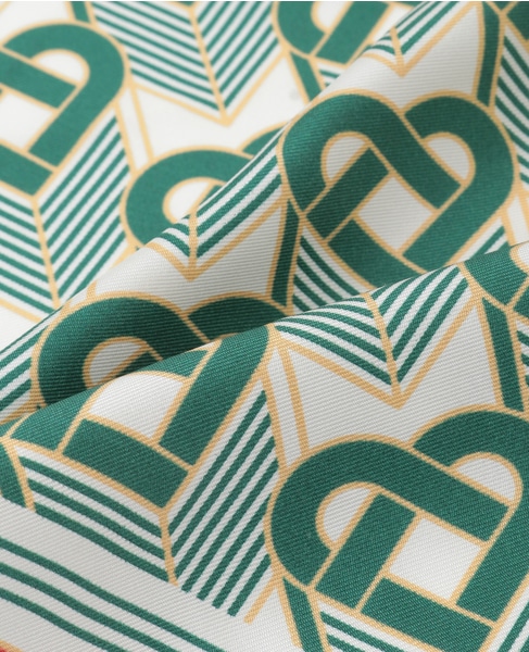 【Casablanca/カサブランカ】AF23-ACC-052-08　Scarf 詳細画像 グリーン 3