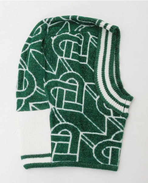 【Casablanca/カサブランカ】AF23-ACC-068-01  ニット バラクラバ（Pullover Balaclava） 詳細画像 グリーン 2