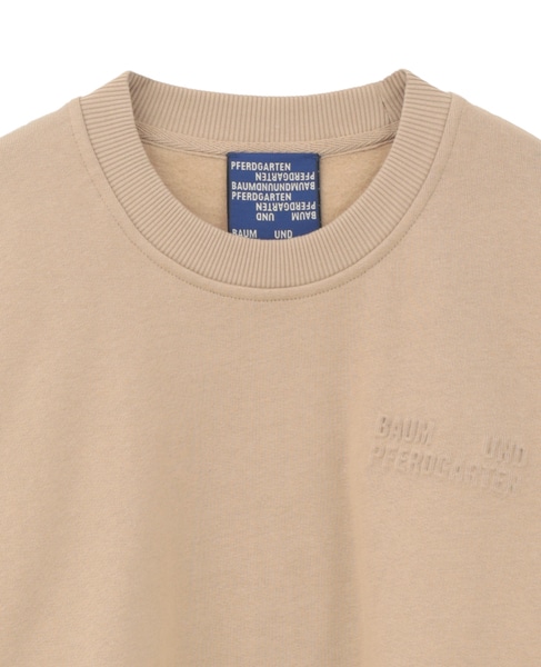 【BAUM UND PFERDGARTEN/バウムウンドヘルガーテン】ロゴスウェット 詳細画像 キャメル 3