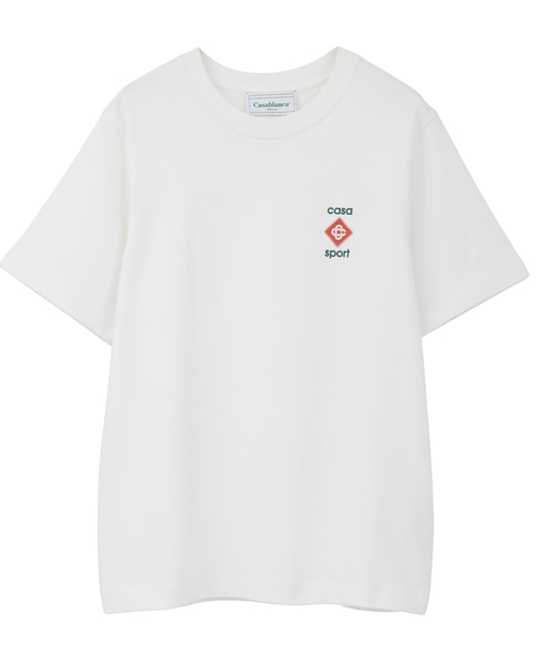 【Casablanca/カサブランカ】コットンTシャツ 詳細画像 ホワイト 1