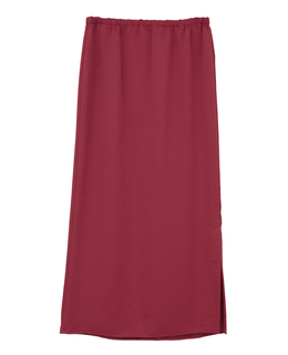《定番》ウエストオールゴムサテンスカート