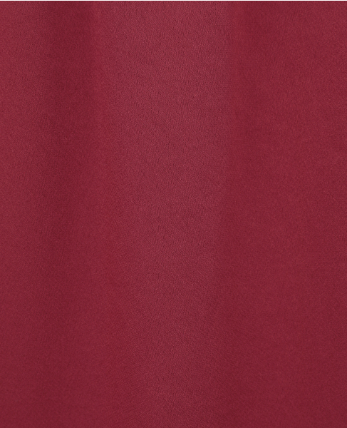 《定番》ウエストオールゴムサテンスカート 詳細画像 レッド 5