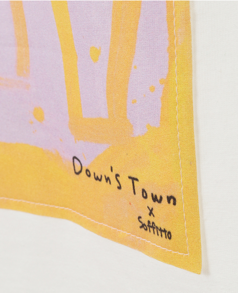 Soffitto×Downs Town ProjectコラボTシャツ 詳細画像 オフホワイト 15