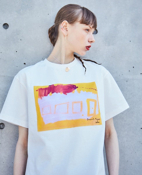 Soffitto×Downs Town ProjectコラボTシャツ 詳細画像 オフホワイト 8