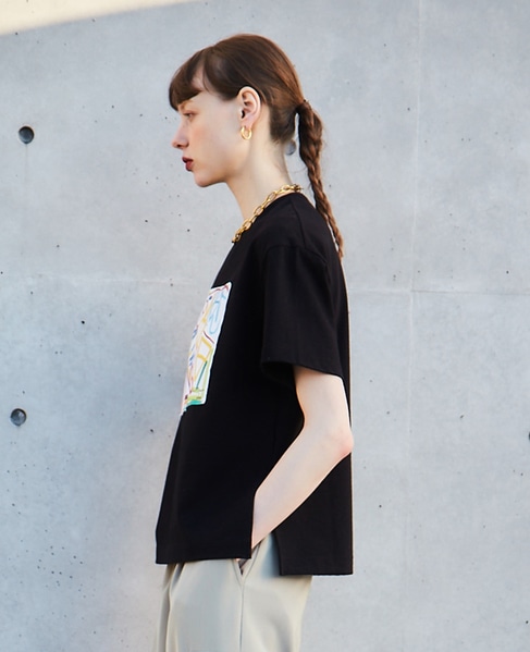 Soffitto×Downs Town ProjectコラボTシャツ 詳細画像 ブラック 2
