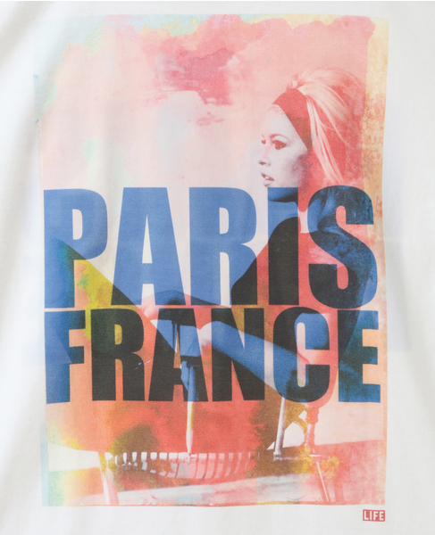 【SCREEN STARS/スクリーンスターズ】LIFE PARIS FRANCE フォトプリントTシャツ 詳細画像 ホワイト 7
