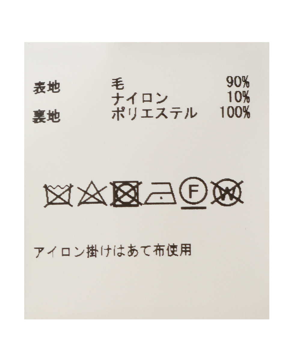 【定番】圧縮メルトンスタンドカラーコート 詳細画像 ネイビー 38