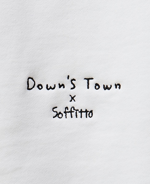 Soffitto×Downs Town Projectコラボスウェット 詳細画像 ホワイト 16