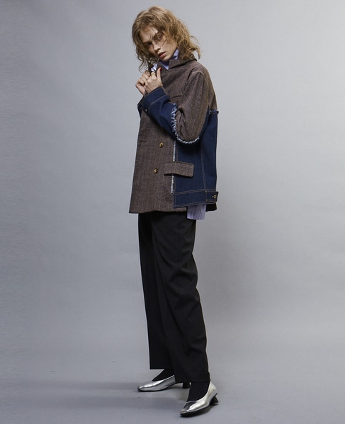 【AULA AILA別注】DENIM COMBINATION JACKET 詳細画像 ブラウン系その他 12