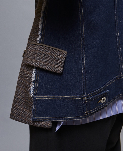 【AULA AILA別注】DENIM COMBINATION JACKET 詳細画像 ブラウン系その他 26