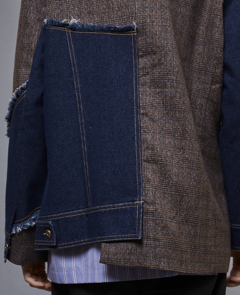 【AULA AILA別注】DENIM COMBINATION JACKET 詳細画像 ブラウン系その他 27