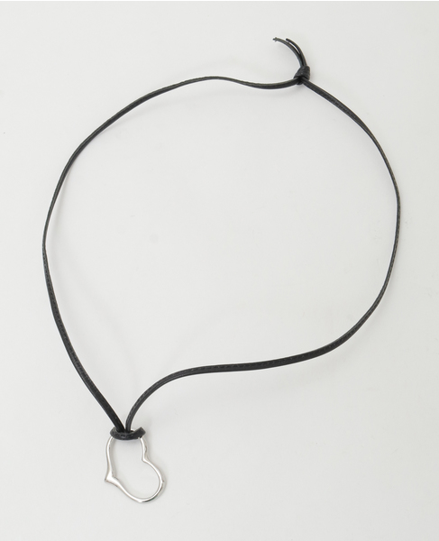 【ucalypt/ユーカリプト】Heart Leather Necklace 詳細画像 シルバー 1