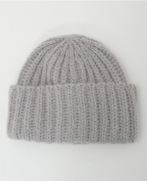 【Fratelli Talli/フラテリータリー】MOHAIR KNIT CAP 詳細画像 グレー 1