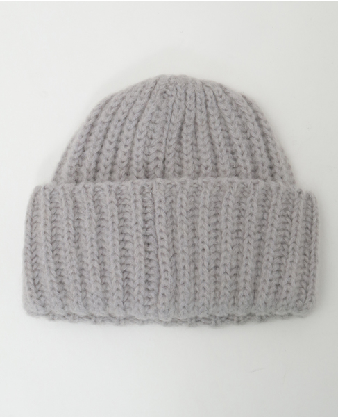 【Fratelli Talli/フラテリータリー】MOHAIR KNIT CAP 詳細画像 グレー 2