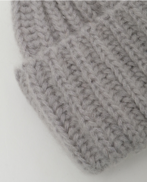 【Fratelli Talli/フラテリータリー】MOHAIR KNIT CAP 詳細画像 グレー 3