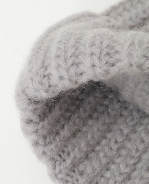 【Fratelli Talli/フラテリータリー】MOHAIR KNIT CAP 詳細画像 グレー 4