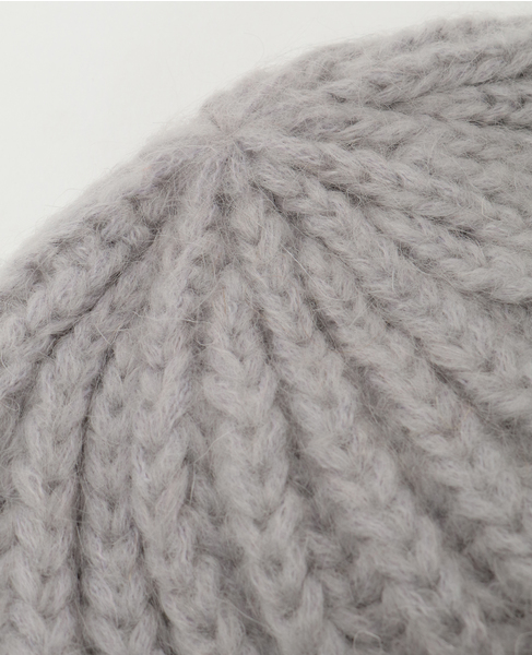 【Fratelli Talli/フラテリータリー】MOHAIR KNIT CAP 詳細画像 グレー 5
